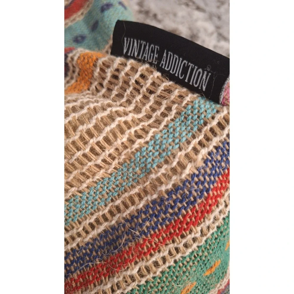 Vintage Addiction Cotton HOBO Bag‎ Multicolor